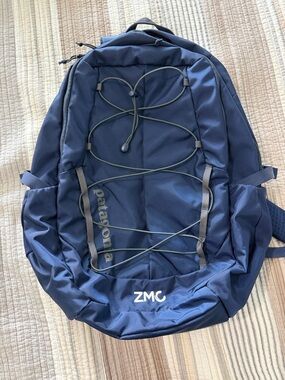 Patagonia Navy Blue Backpack with Front Bungee